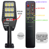 Luminária Refletor Solar 100W Com Sensor Noturno De Presença E Controle Remoto Com 3 Modos De Luz Pa - 3