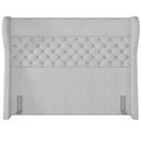 Ver imagem 5 de Cabeceira Cama Box Casal 140 Cm P05 Madrid Linho Cinza