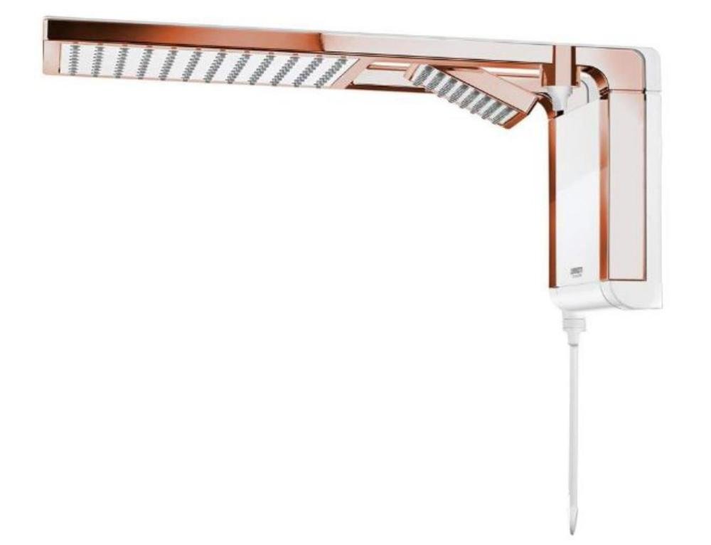 Ducha Acqua Duo Branco/rose 6800w - 6