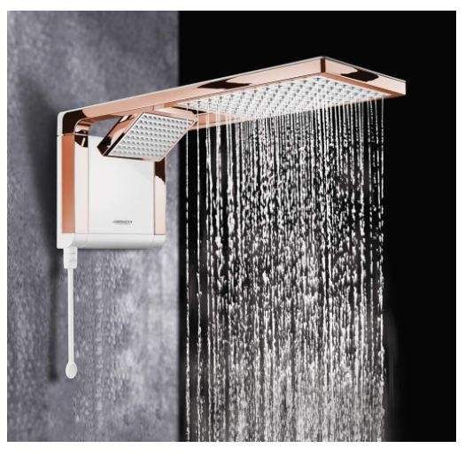 Ducha Acqua Duo Branco/rose 6800w - 2
