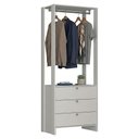 Ver imagem 5 de Closet Modulado 3 Gavetas 200x80 Cm Ey102 Branco Novam