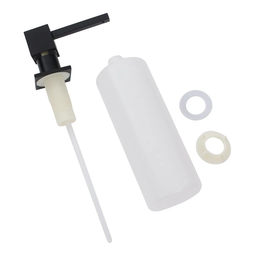 Dispenser Detergente Preto Quadrado Inox Embutir Demima Deimima de Embutir - 4