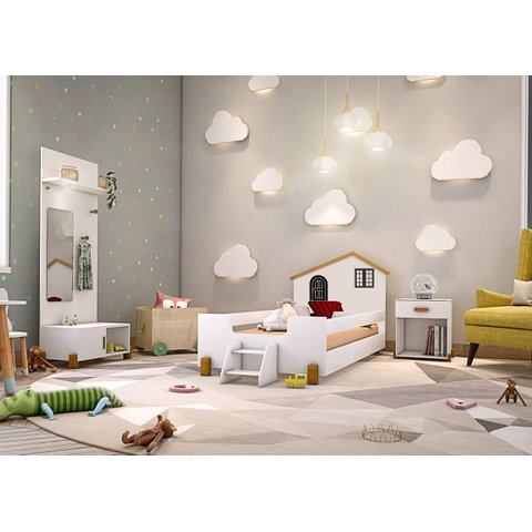 Cama Solteiro Belissima Casinha Infantil