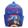 Kit Mochila Escolar Infantil Capitão América e Estojo Duplo Académie Cinza - Edu Bolsas - 5