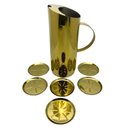 Ver imagem 1 de Conjunto para Suco Aço Inox Dourado Fineza