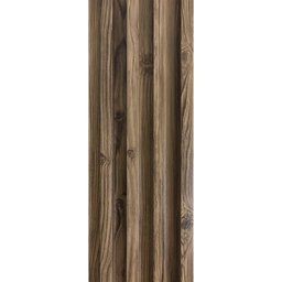 Kit 20 Unidades Painel Ripado de Madeira Pvc Teca Envelhecida Prime para Decoração Moderna 2,9mx16cm - 1