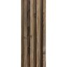 Kit 20 Unidades Painel Ripado de Madeira Pvc Teca Envelhecida Prime para Decoração Moderna 2,9mx16cm - 1