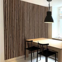 Kit 20 Unidades Painel Ripado de Madeira Pvc Teca Envelhecida Prime para Decoração Moderna 2,9mx16cm - 3