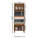Ver imagem 3 de Paneleiro Torre Quente para Forno e Micro Berlim Ipê Decibal