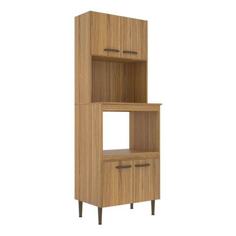 Paneleiro Torre Quente para Forno e Micro Berlim Ipê Decibal