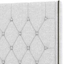 Ver imagem 6 de Cabeceira Cama Box Casal 140cm Estofada Frizza P05 Linho Cinza Claro - Lyam Decor