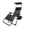 Cadeira Espreguiçadeira Reclinavel Praia Verao Piscina Lazer Sol Gravidade Zero Dobravel Resistente  - 16