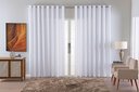 Ver imagem 2 de Cortina Jacquard Luxo em Tecido Semi Blackout Sala 2,70x1,80:branco