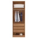 Ver imagem 2 de Armario C/ Maleiro Irlanda Amendola/Branco - Demóbile