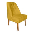 Ver imagem 5 de Kit 4 Cadeiras Paris + 2 Paris Retro Suede Mostarda Dominic Decor