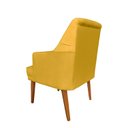 Ver imagem 4 de Kit 4 Cadeiras Paris + 2 Paris Retro Suede Mostarda Dominic Decor