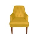 Ver imagem 3 de Kit 4 Cadeiras Paris + 2 Paris Retro Suede Mostarda Dominic Decor