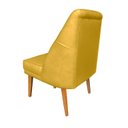 Ver imagem 6 de Kit 4 Cadeiras Paris + 2 Paris Retro Suede Mostarda Dominic Decor