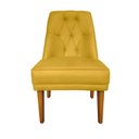 Ver imagem 7 de Kit 4 Cadeiras Paris + 2 Paris Retro Suede Mostarda Dominic Decor