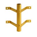 Ver imagem 3 de Kit Tubo 2 Metros + Suporte Cavalete de Parede para Antena - 3/4" Galvanizado - Nv076m Nv142