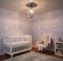 Ver imagem 2 de Lustre Acrílico Cristal para Quarto de Criança Bebe 25 Cm de Altura - Transparente