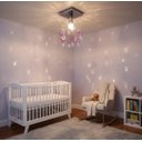 Ver imagem 2 de Lustre Acrílico Cristal para Quarto de Criança Bebe 25 Cm de Altura - Transparente