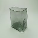 Ver imagem 3 de Vaso Decorativo Enfeite Casa Retangular Home&co Vidro 23x18x13cm Fumê