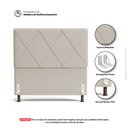 Ver imagem 3 de Cabeceira Cama Box Casal Queen Size Mel 160cm com Frame Sintético Bege - Desk Design