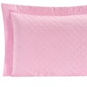 Ver imagem 2 de Porta Travesseiro com Debrum Requinte Liso 01 Peça - Rosa
