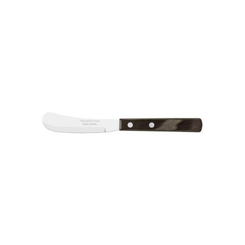 Espátula para Manteiga Polywood Aço Inox Cabo Madeira Tratada Castanho Tramontina