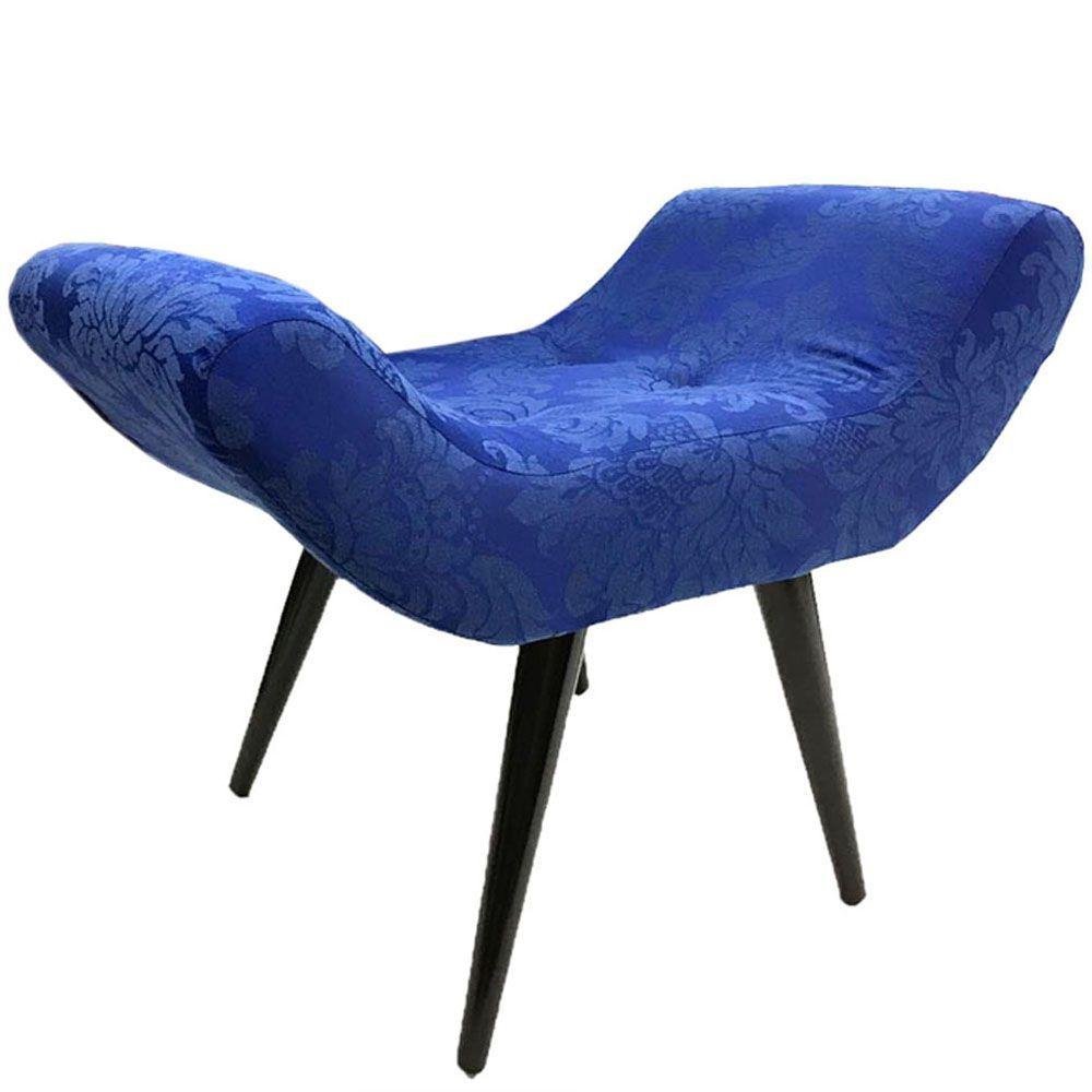 Puff Decorativo Elegance 65 Azul Royal | MadeiraMadeira
