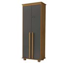 Ver imagem 1 de Organizador Multiuso 75cm 2 Portas México RV Móveis Cinamomo/Grafite