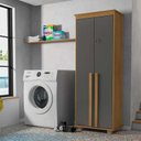 Ver imagem 2 de Organizador Multiuso 75cm 2 Portas México RV Móveis Cinamomo/Grafite