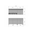Ver imagem 2 de Kit Modulado Nesher Realeza 4 Peças Cz103 Carvalho/greice