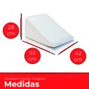 Ver imagem 4 de Travesseiro Encosto Triangular Anatomico Ortopédico Terapêutico Pós Cirurgico