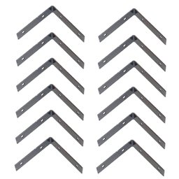 Kit 12 Chapa L Fixação Emenda Vigas Colunas Telhados 35x35cm - 1