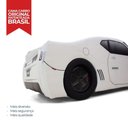 Ver imagem 6 de Cama Carro Chevy Solteiro Estofada com Rodas Embutidas:branca