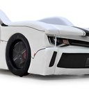 Ver imagem 3 de Cama Carro Chevy Solteiro Estofada com Rodas Embutidas:branca