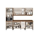 Ver imagem 4 de Cozinha Modulada Carraro 5 Peças Alpha C5P131 Freijo/Off White