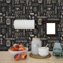 Ver imagem 2 de Papel de Parede Temático Tipos de Cerveja Escrita 1,5m
