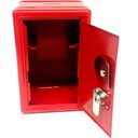 Ver imagem 3 de Mini Cofre Mecânico Vermelho Segredo Chaves Dinheiro Joias