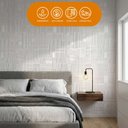 Ver imagem 3 de Painel Arquitetônico Flexivel 3D Adesivo Efeito Mater Segno Branco 3M