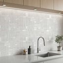 Ver imagem 2 de Painel Arquitetônico Flexivel 3D Adesivo Efeito Mater Segno Branco 3M