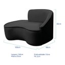 Ver imagem 5 de Kit Divã Recamier Orgânico Marrocos 160cm Lado Esquerdo e 2 Poltronas Amore Linho
