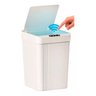 Lixeira Tampa Abertura Inteligente Plástico Capacidade de 13 Litros para Cozinha Banheiro Escritório - 2