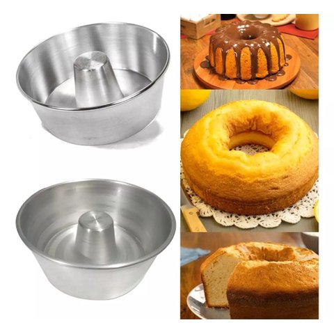 Forma de Bolo e Torta Redonda Cozinha Profissional N 19