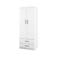 Ver imagem 1 de Guarda-Roupa Roupeiro Módulo MDP 2 Portas Gold Quarto Infantil Juvenil Branco