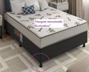 Ver imagem 4 de Kit com 12 Pés para Cama Box ou Baú Queen King Plástico Ultra Resistente Varian Preto 13cm Altura