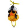 Pato Patinho Malandro Enfeite Engraçado Kit 2 Uni Moto Bike Sino Oculos Cordao Capacete Malandragem  - 5