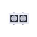 Ver imagem 1 de Spot de Led Recuado Taschibra Frame 2xMR16 Quadrado 10W Bivolt 3000K - Luz Amarela